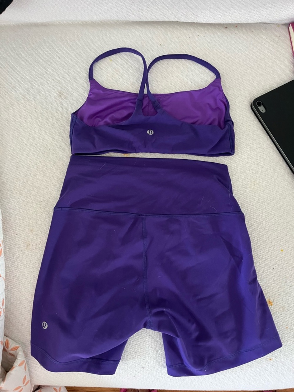 lululemon Wunder Train Bra and Bike Shorts Set - Picture 2 of 2